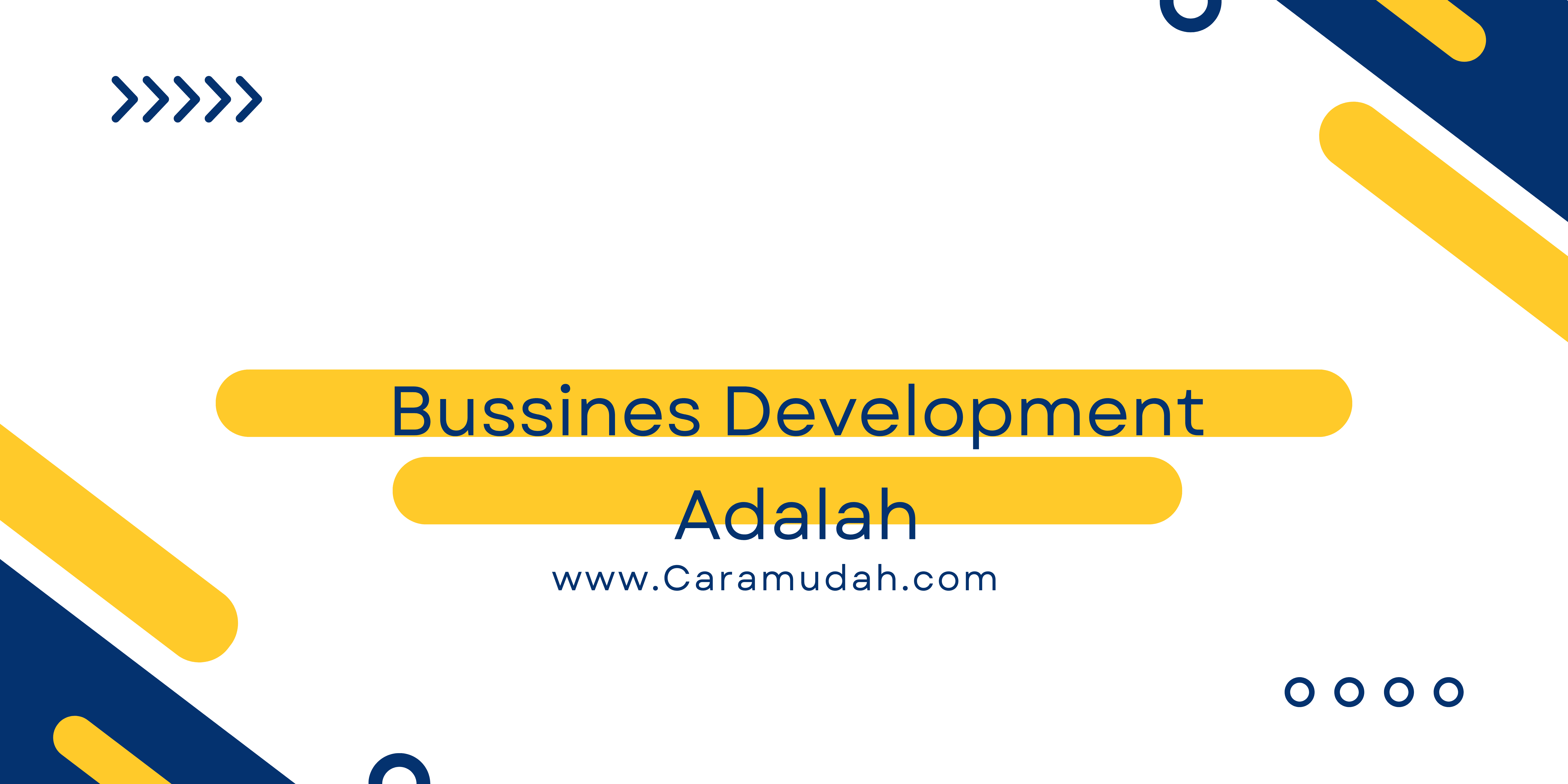 business development adalah