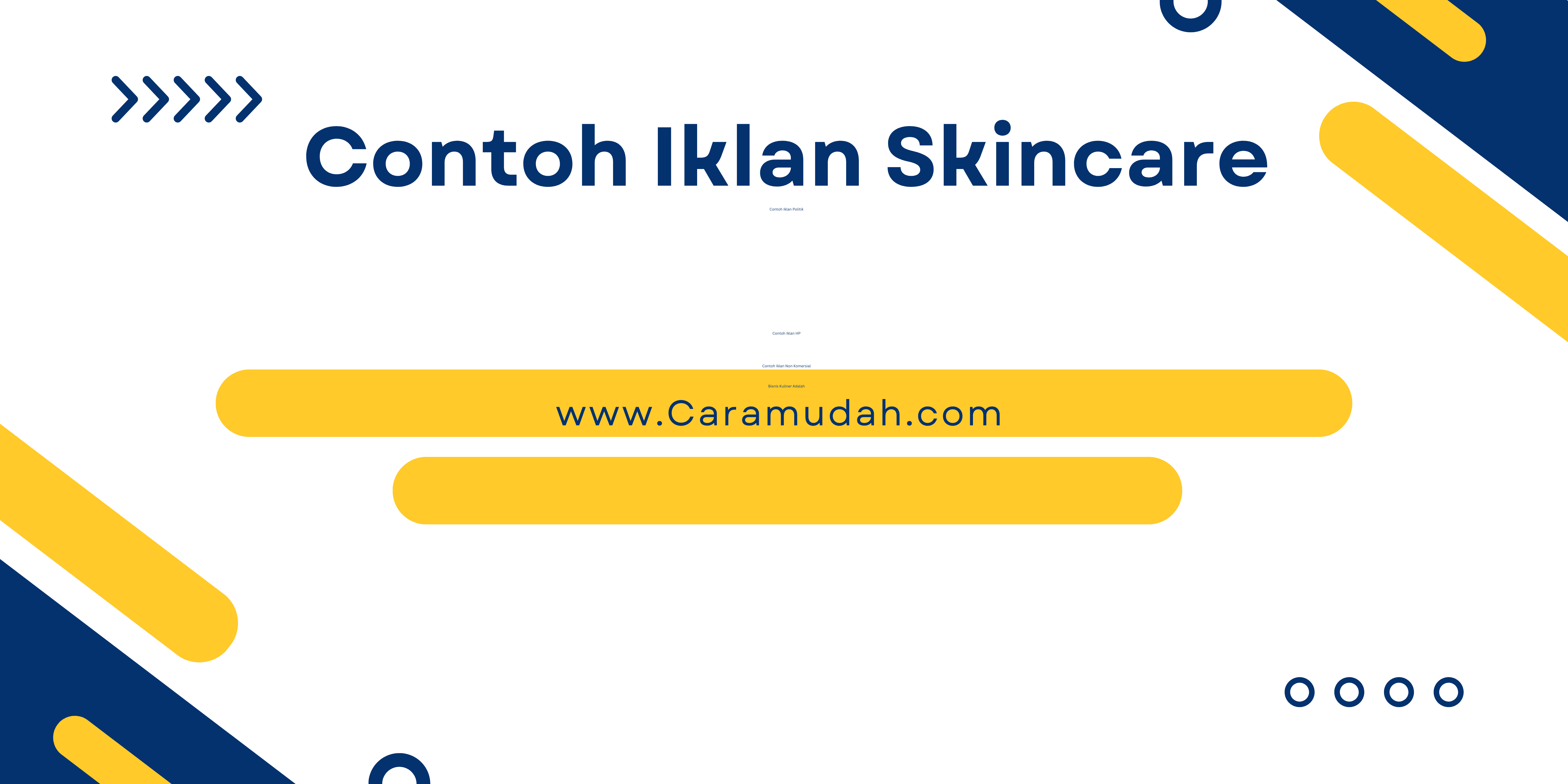 Contoh Iklan Skincare