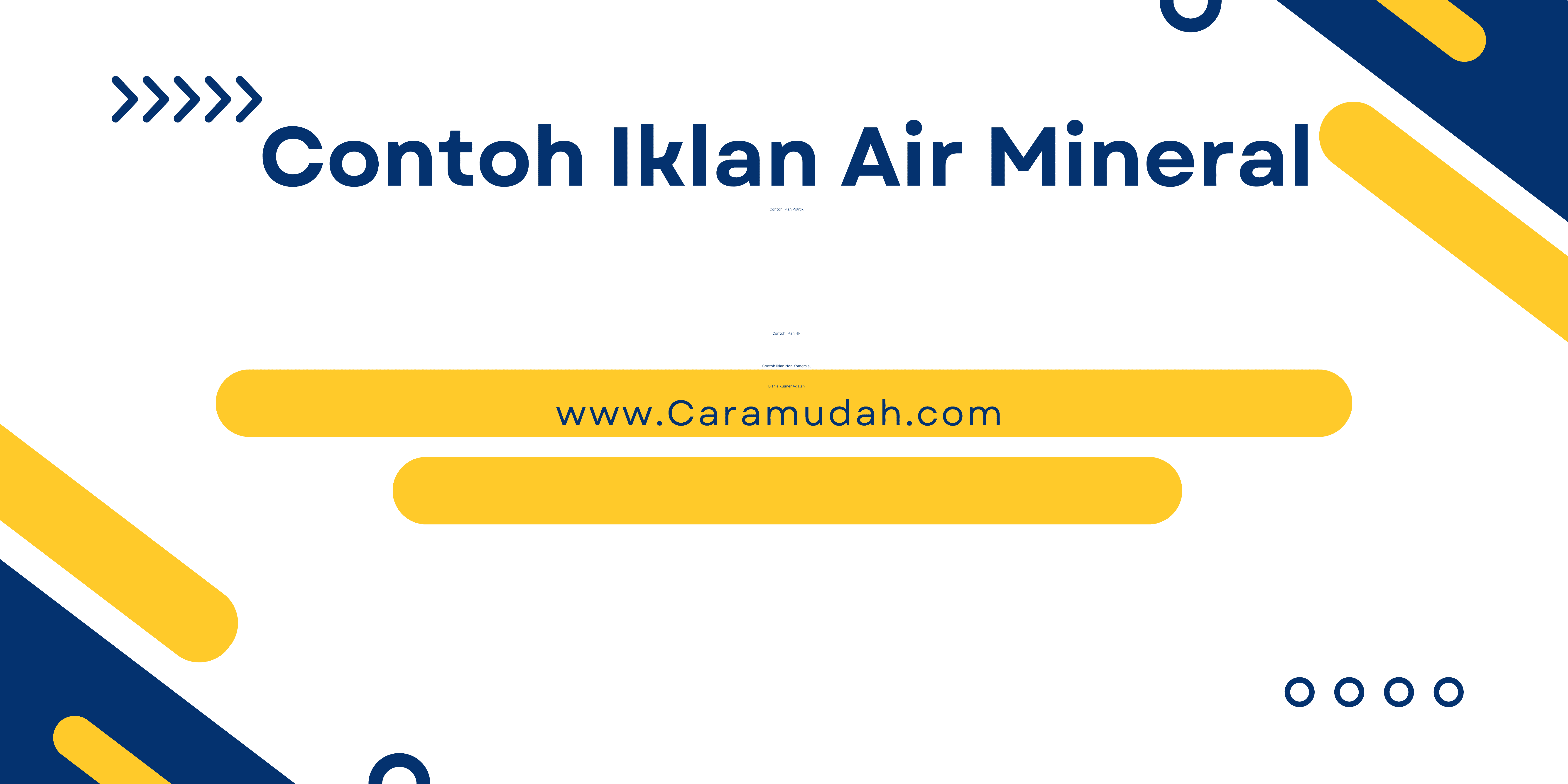 Contoh Iklan Air Mineral